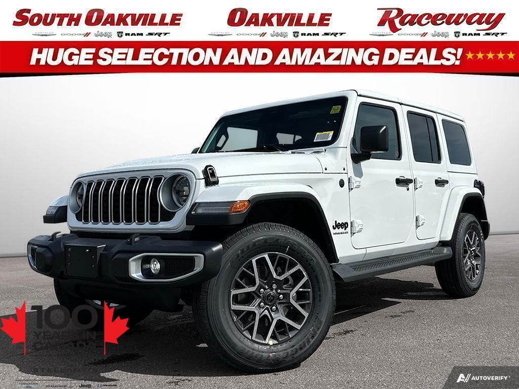 2025 Jeep Wrangler 4DR SAHARA | HARDTOP | SAFETY GROUP | SIDE STEPS |