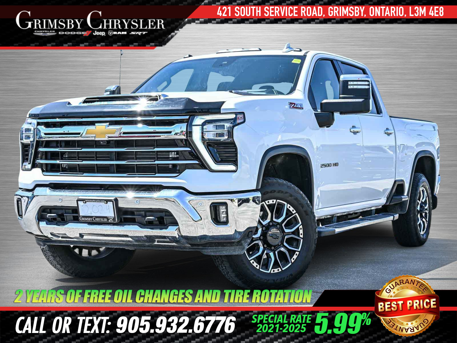 2024 Chevrolet SILVERADO 2500HD LTZ CREW | HEATED/VENTED LEATHER | 5TH WHEEL PREP 