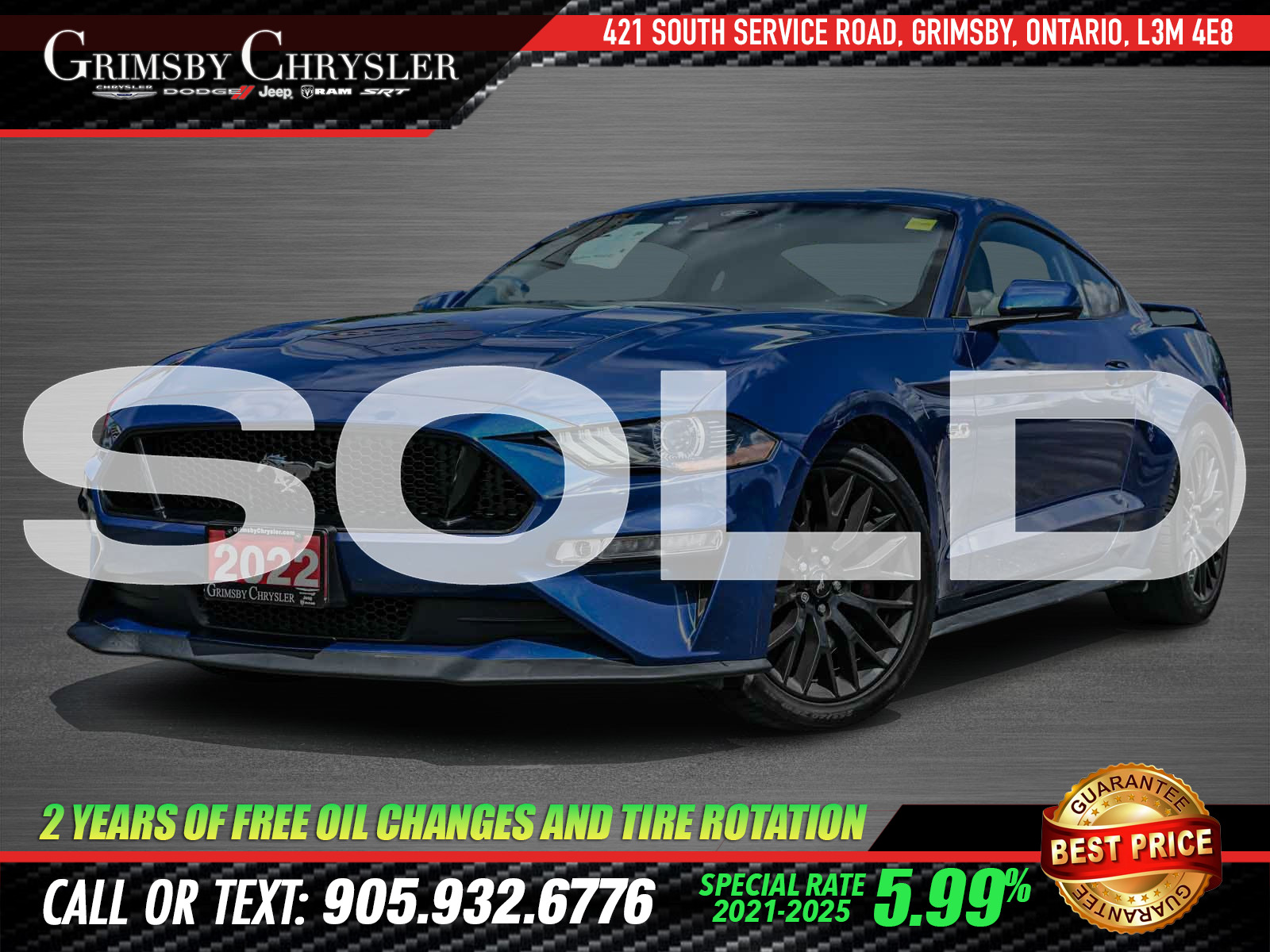 2022 Ford Mustang GT SOLD BY KYLE - THANK YOU!!