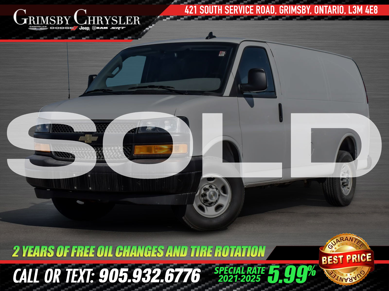 2023 Chevrolet Express 2500 Work Van SOLD BY DYLAN - THANK YOU!!