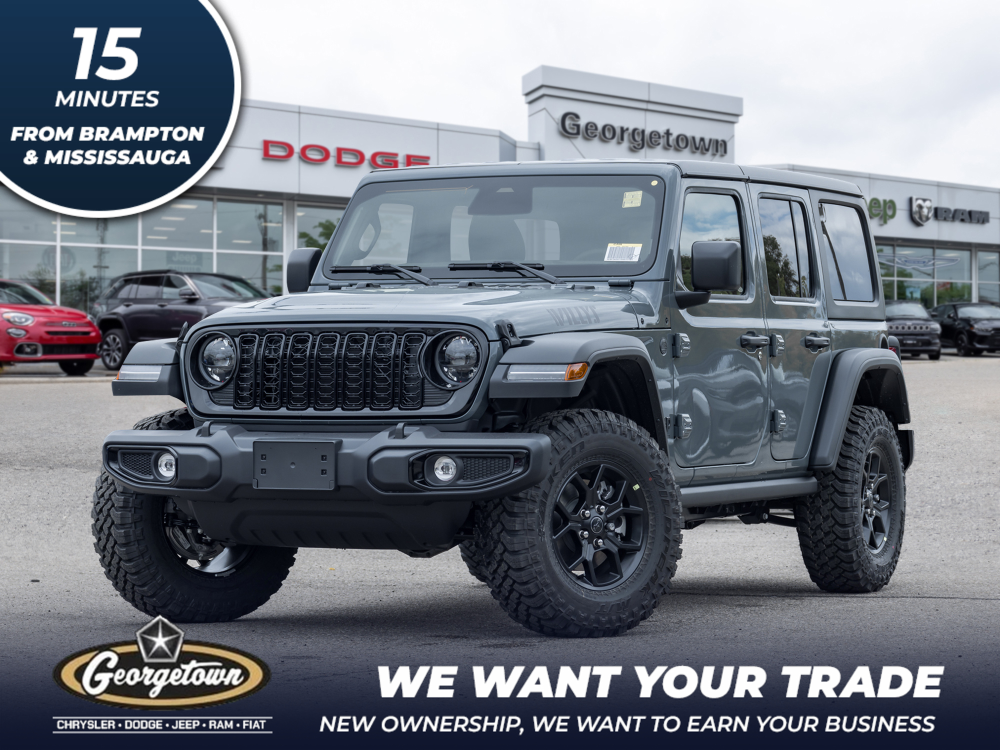 2025 Jeep Wrangler HEATED SEATS | WILLYS | TOW PKG | 0% AVAILABLE |