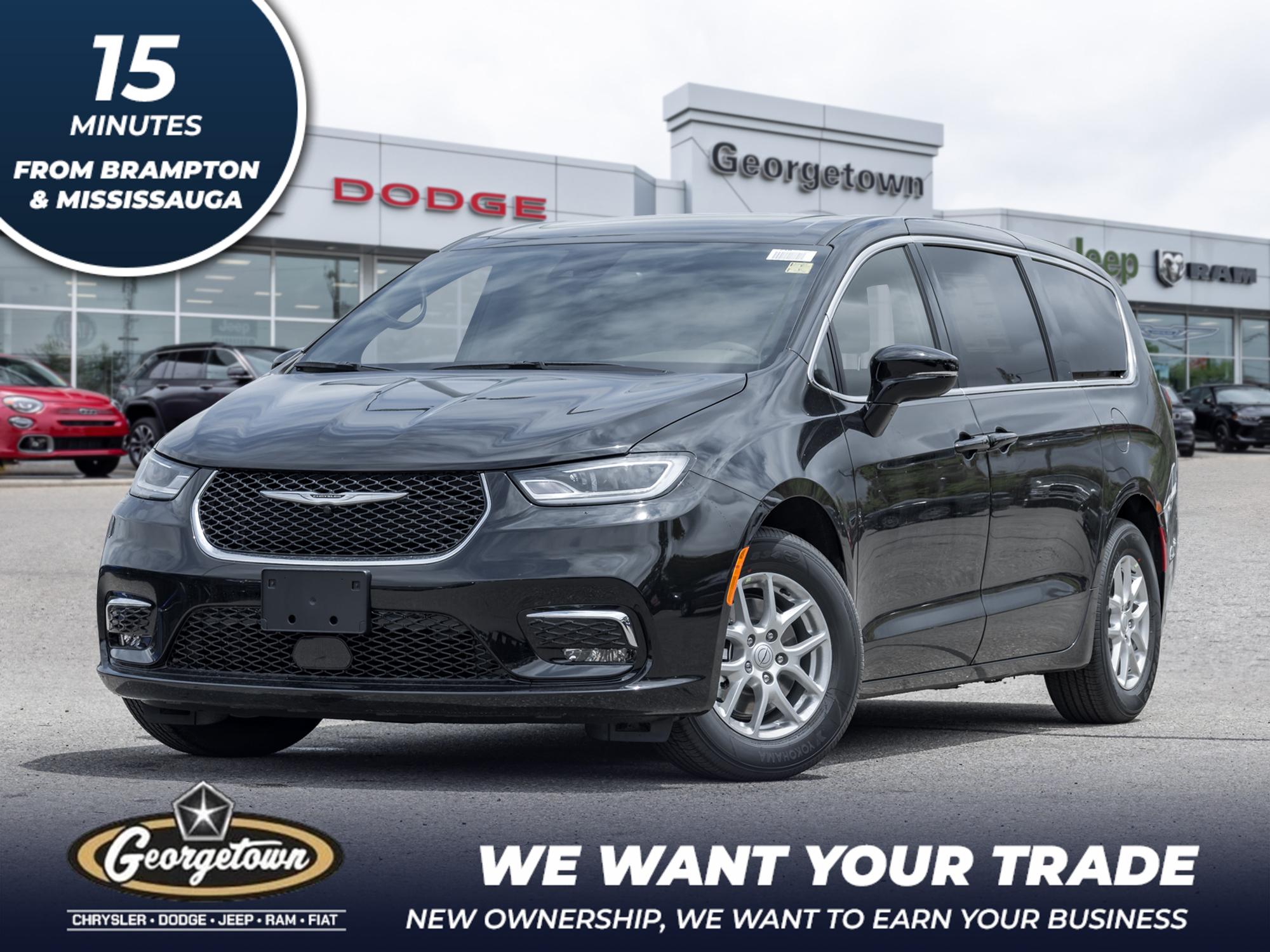 2025 Chrysler Pacifica BRAND NEW | LEATHER | 7 PASSENGER | POWER DOORS
