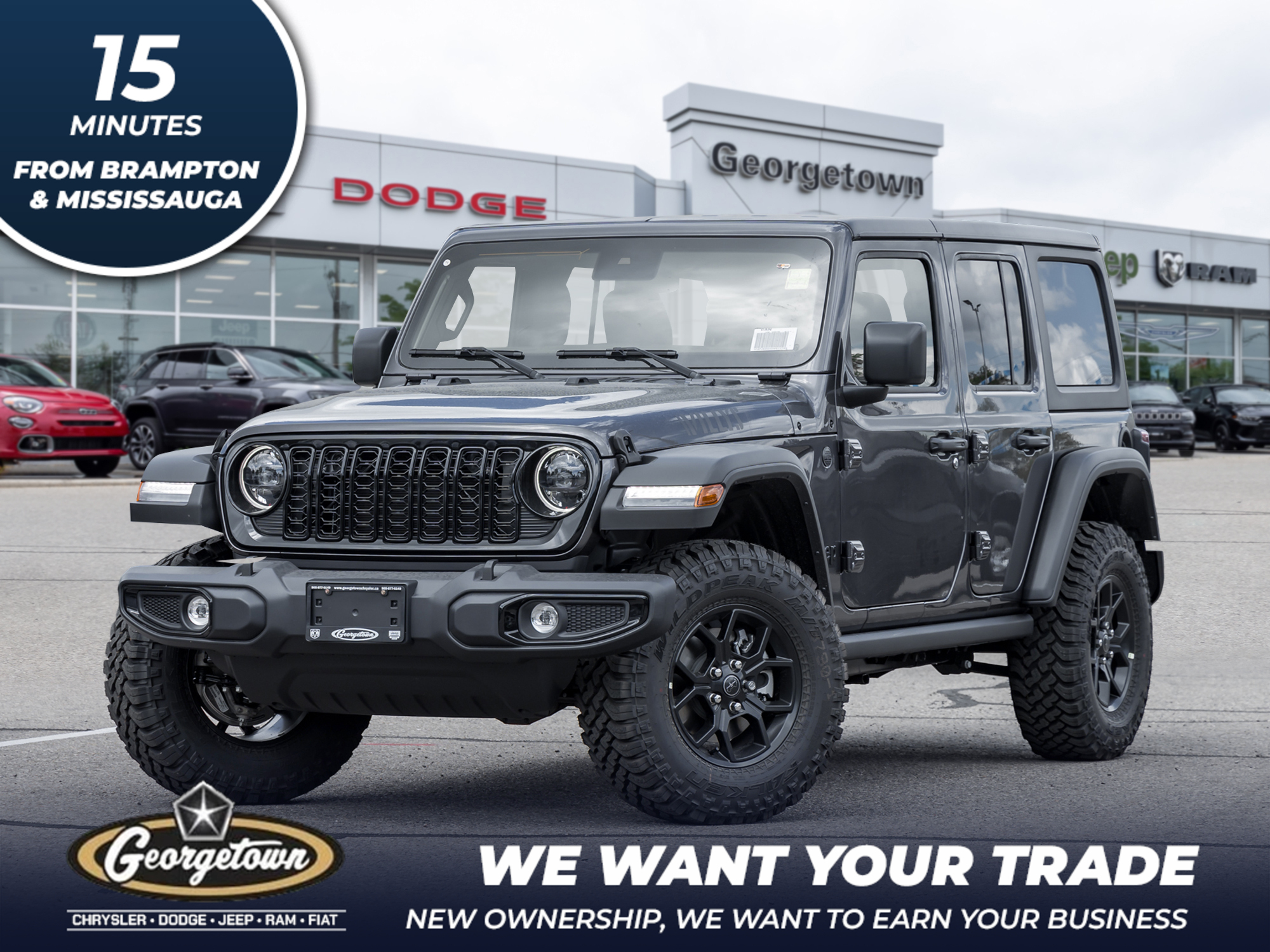 2025 Jeep Wrangler WILLYS | BRAND NEW | 0% FINANCING AVAILBLE