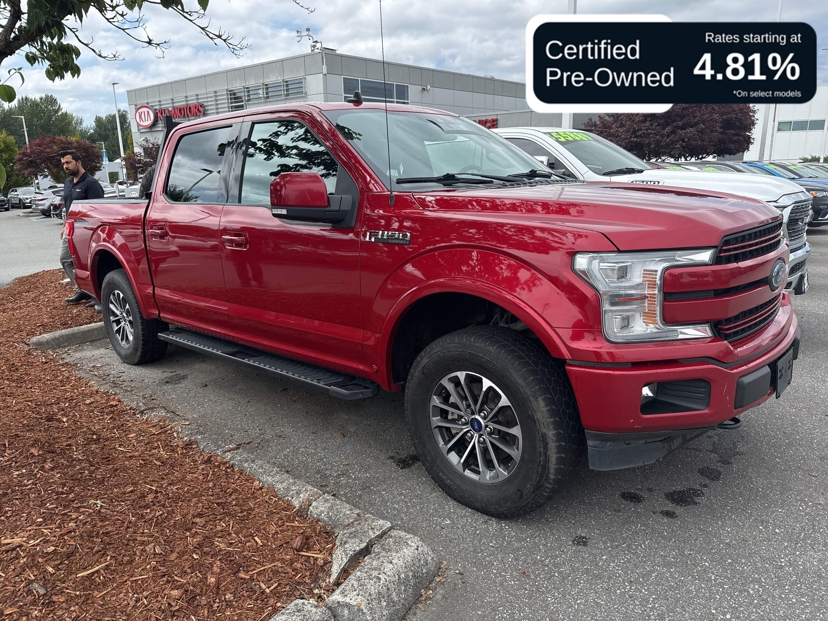 2020 Ford F-150 LARIAT Red