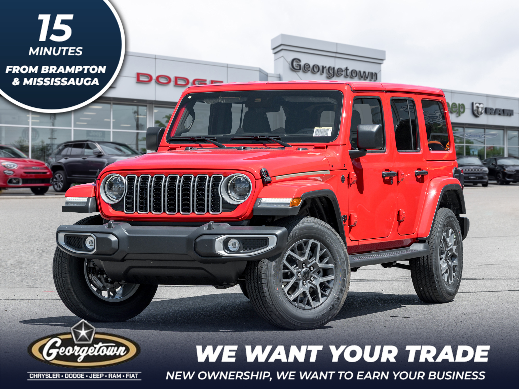 2025 Jeep Wrangler SAHARA | 4x4 |  0% AVAILABLE | BRAND NEW |