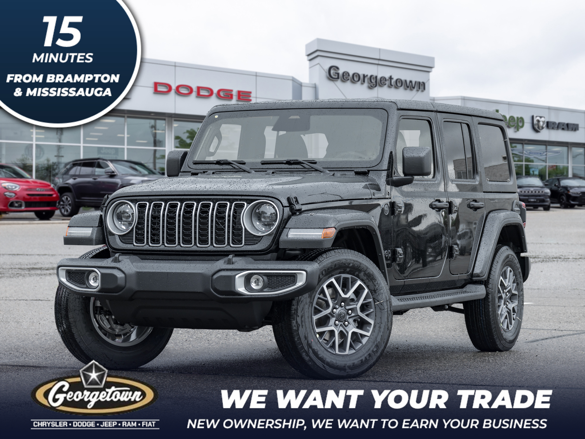 2025 Jeep Wrangler SAHARA | 4x4 |  0% AVAILABLE | BRAND NEW |