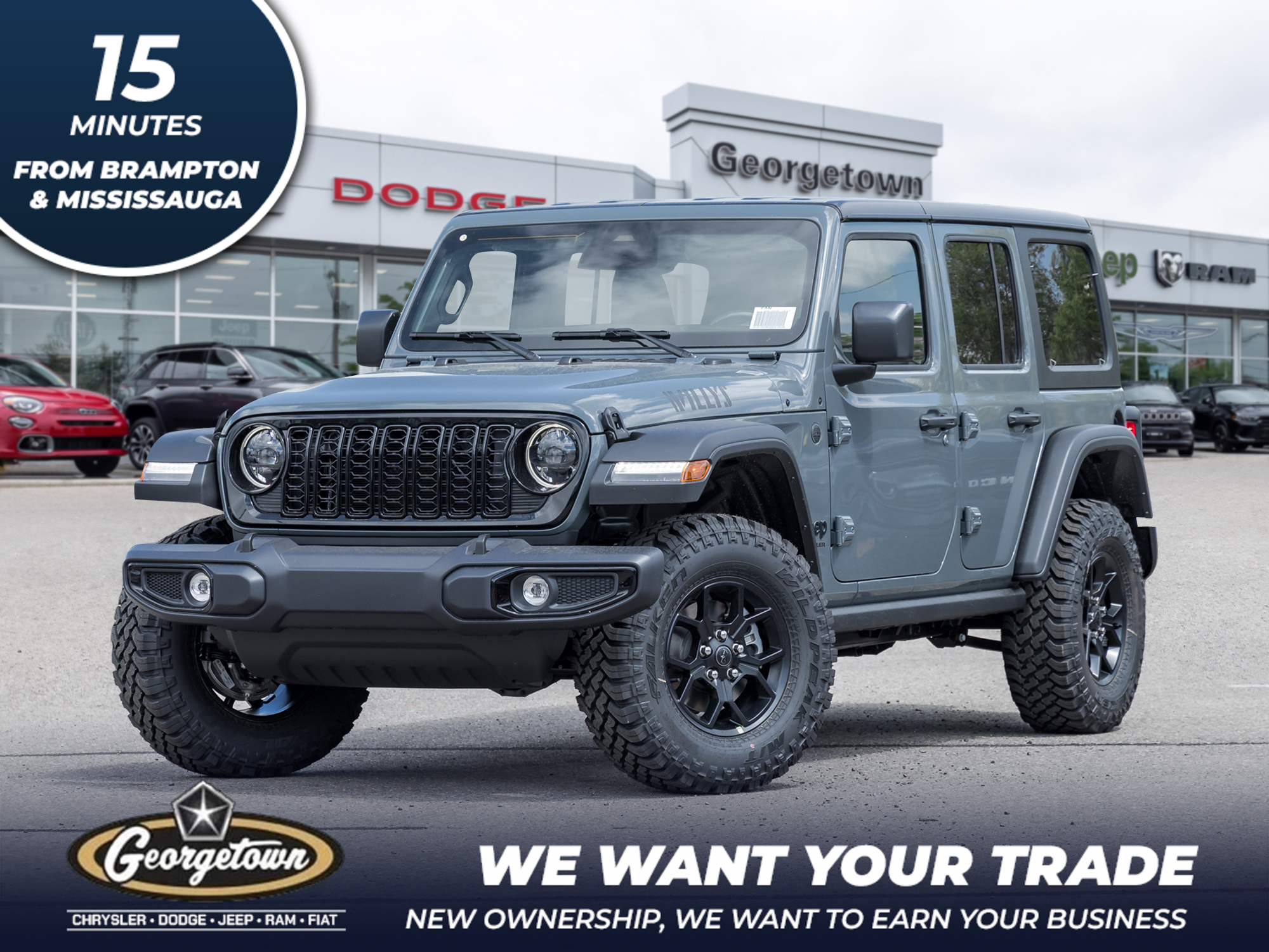 2025 Jeep Wrangler WILLYS | BRAND NEW | 0% FINANCING AVAILBLE 