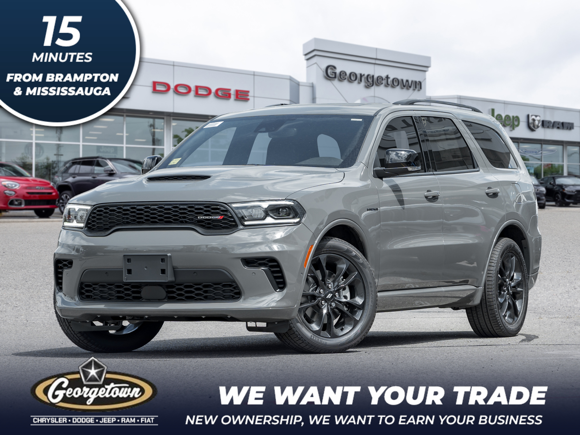 2025 Dodge Durango HEMI | LEATHER | R-T | SUNROOF | BLACK TOP | V8 
