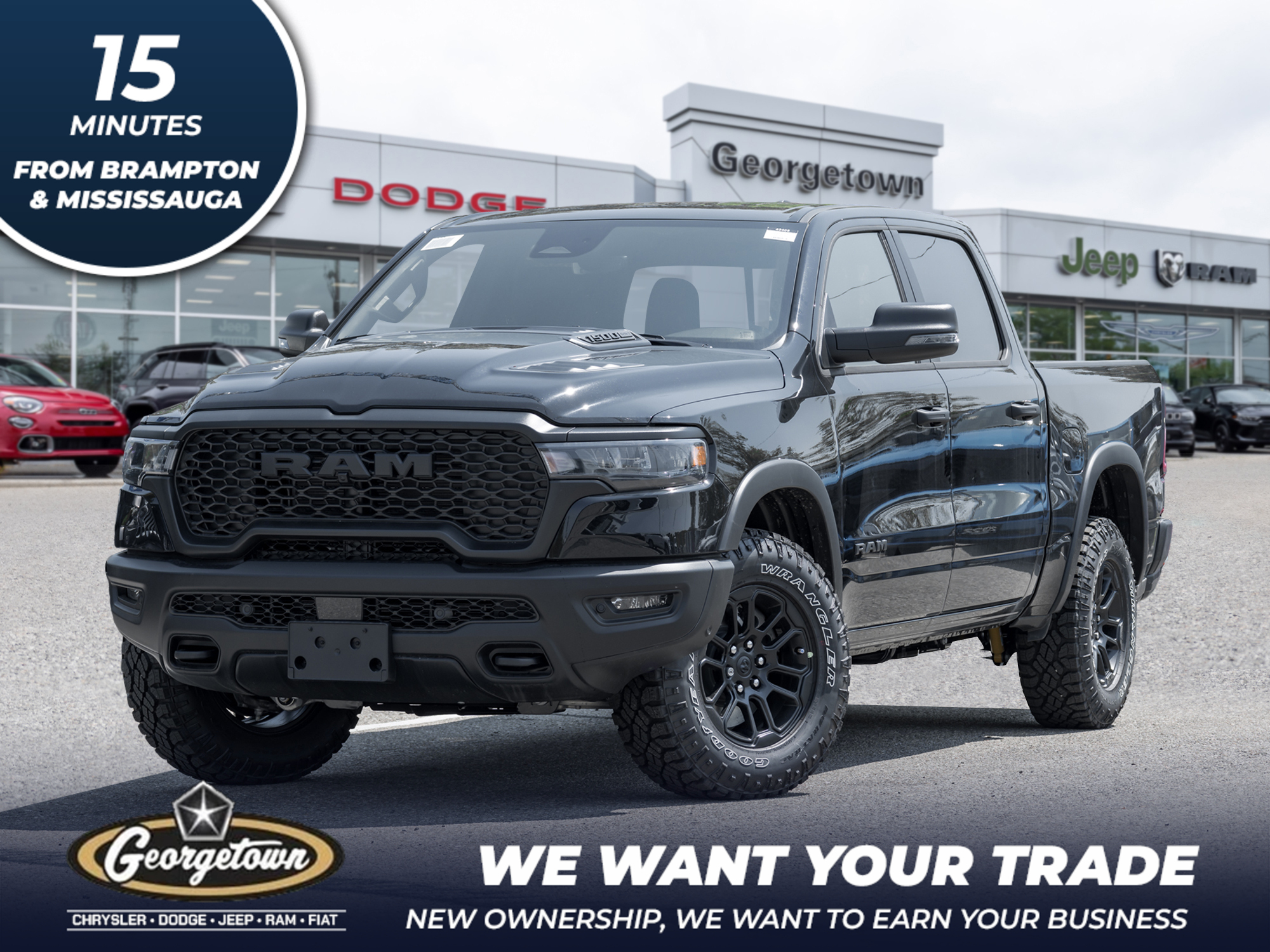 2025 Ram 1500 RAM REBEL | BRAND NEW | 0% AVAILABLE | CREW CAB | 