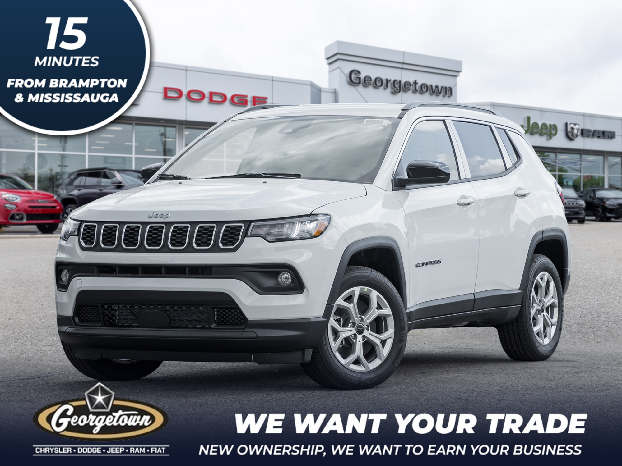2025 Jeep Compass NORTH | BRAND NEW | 4X4 | 0% FINANCING AVAILABLE