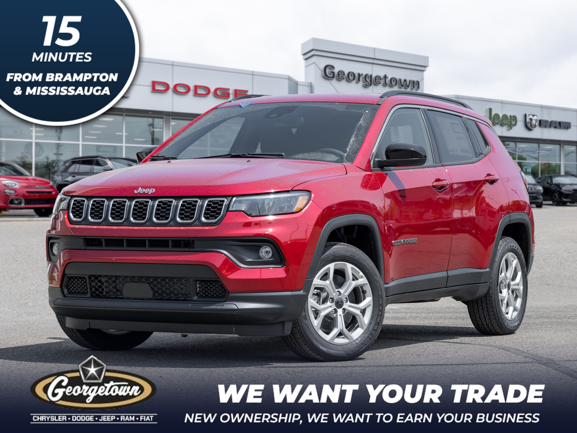 2025 Jeep Compass NORTH | BRAND NEW | 4X4 | 0% FINANCING AVAILBLE