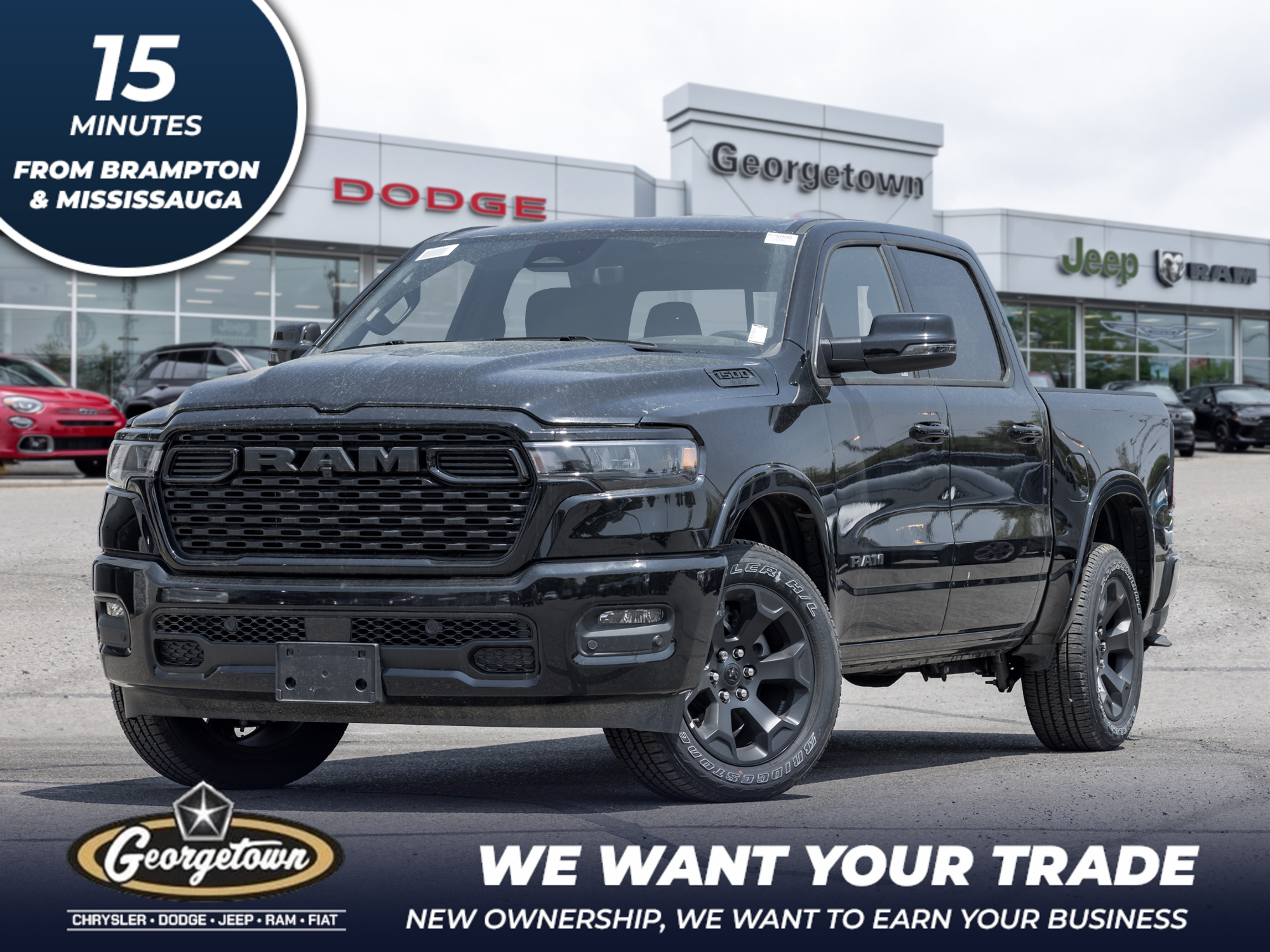 2025 Ram 1500 BIG HORN | NIGHT PKG | 0% AVAILABLE 72 MONTHS  