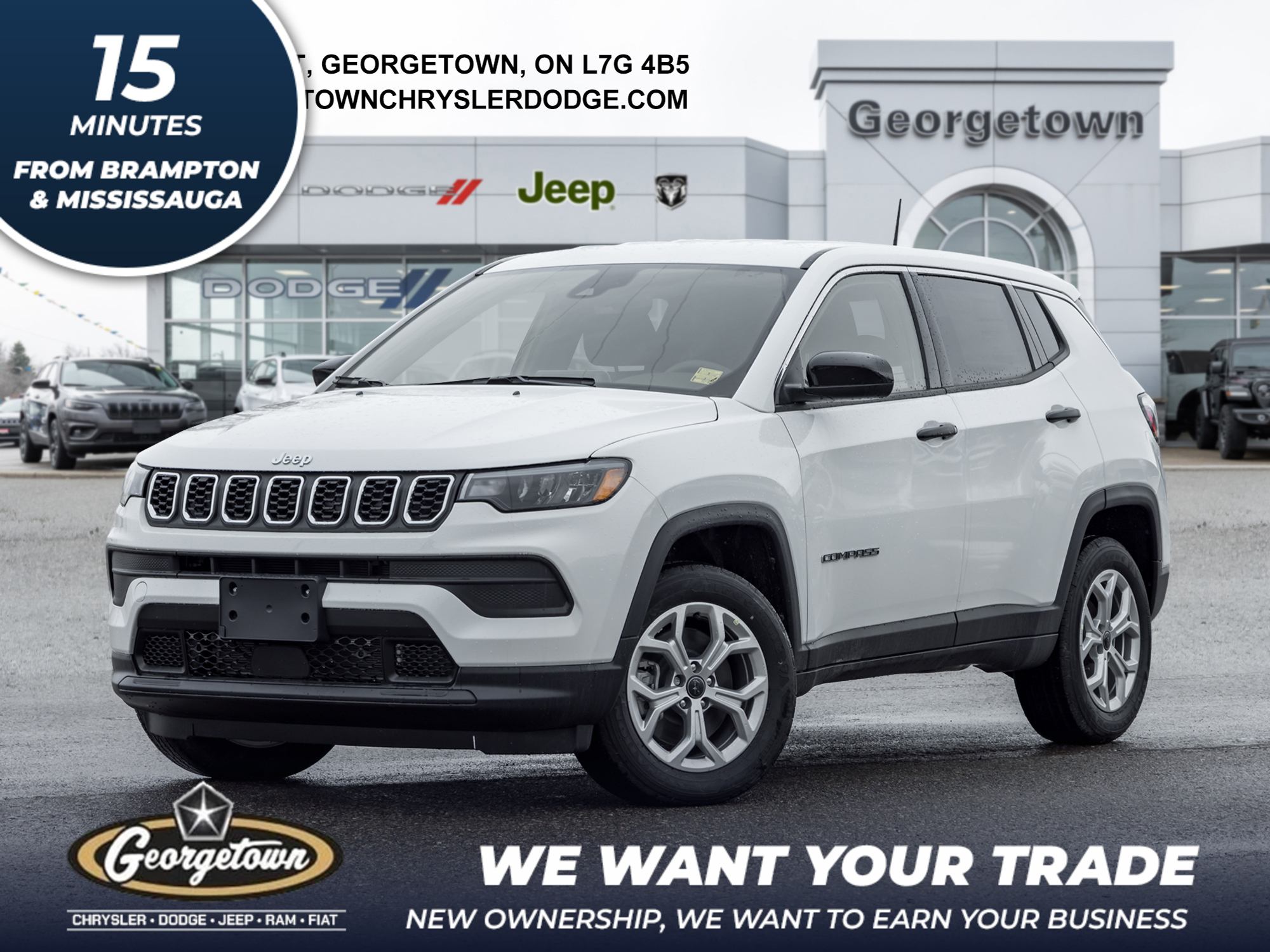 2025 Jeep Compass SPORT | BRAND NEW | WHY BUY USED | 4X4 | SAFETY 