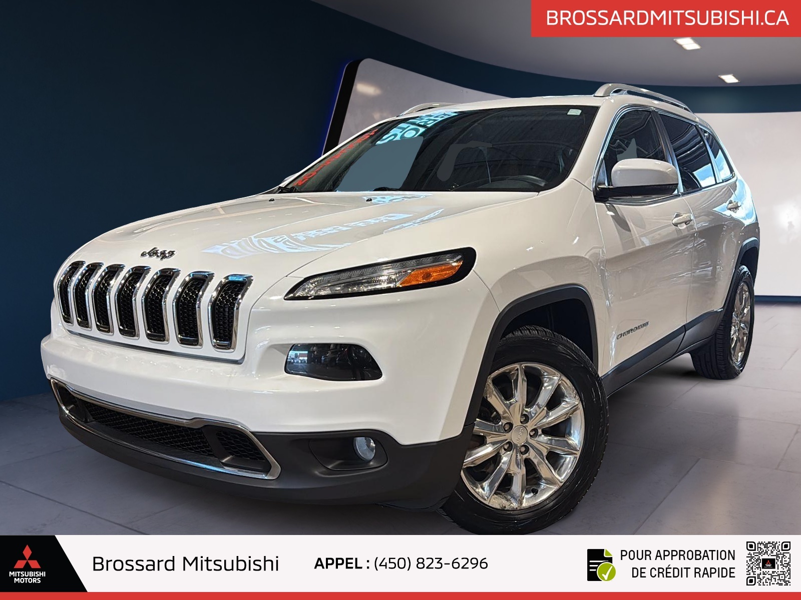2017 Jeep Cherokee 4WD Limited/ TOIT PANO/ NAV/ SIÈGES VENTILÉS/ MAGS