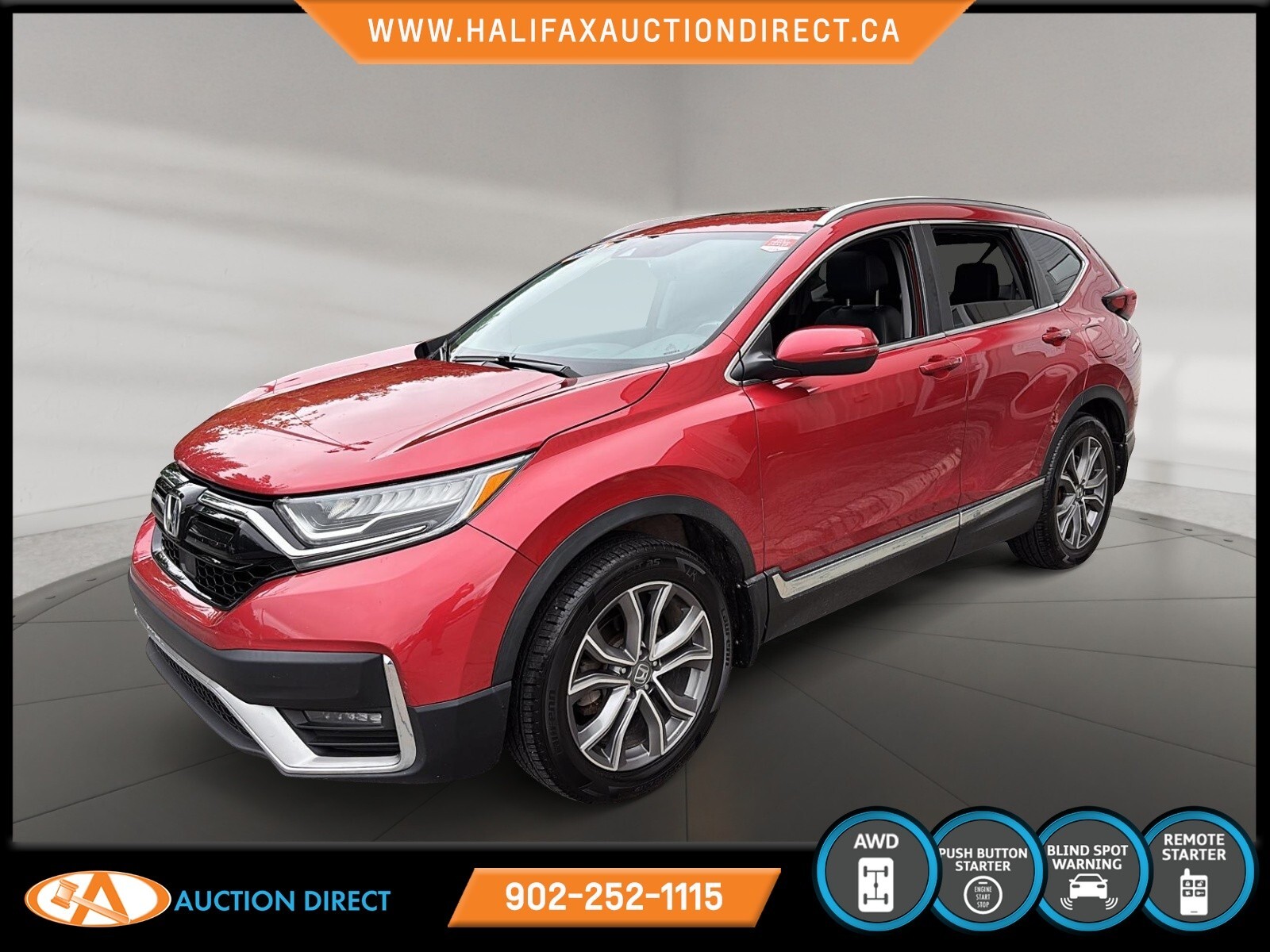 2021 Honda CR-V Touring TOURING TRIM. LEATHER! SUNROOF! AWD!