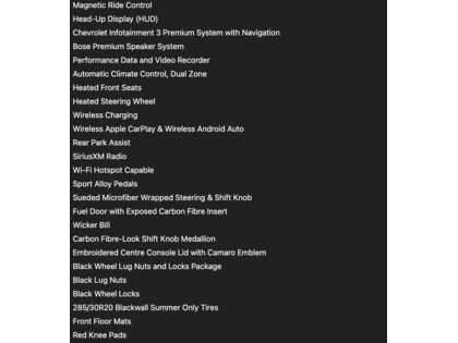 used 2022 Chevrolet Camaro car, priced at $69,900