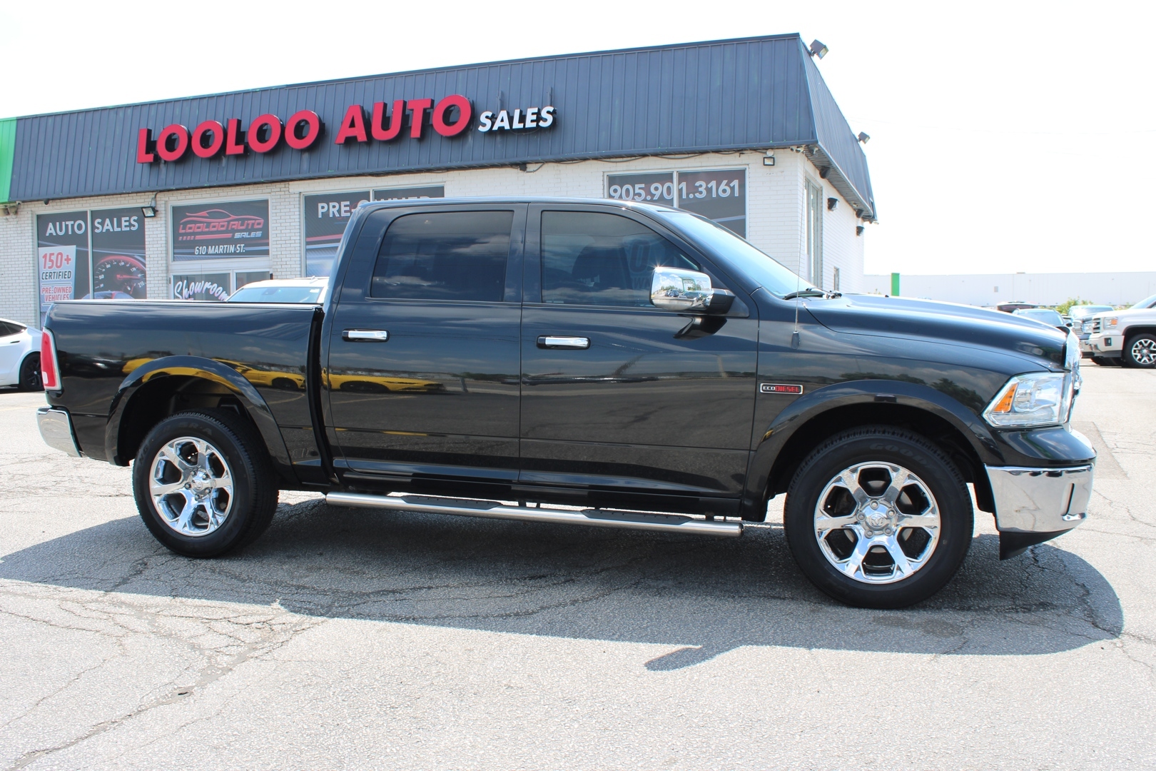 2018 Ram 1500 Laramie Crew Cab 4WD ECODIESEL SAFETY CERTIFIED
