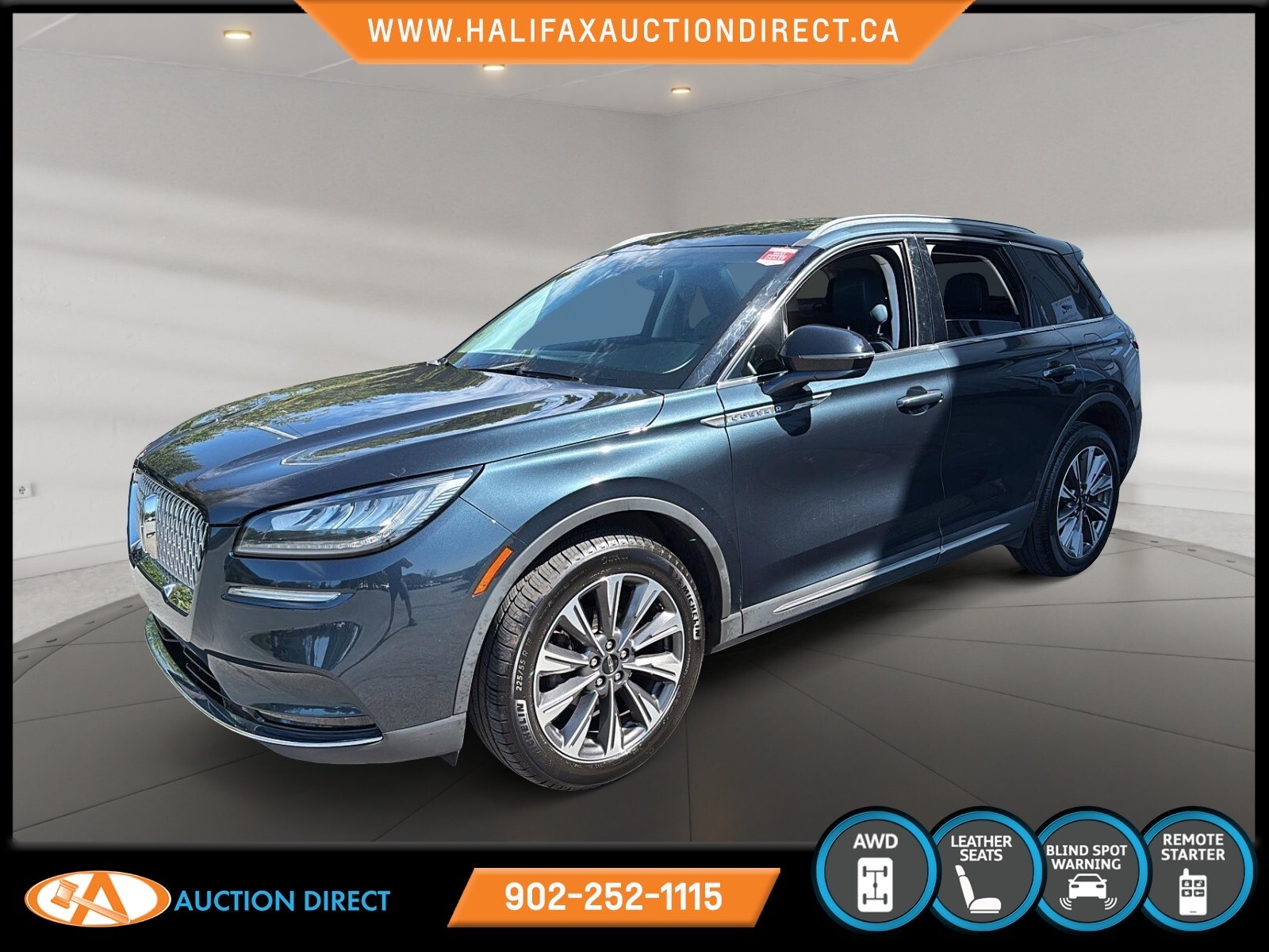 2021 Lincoln Corsair Reserve AWD, LEATHER, PANO, NAVI. PREMIUM SOUND.