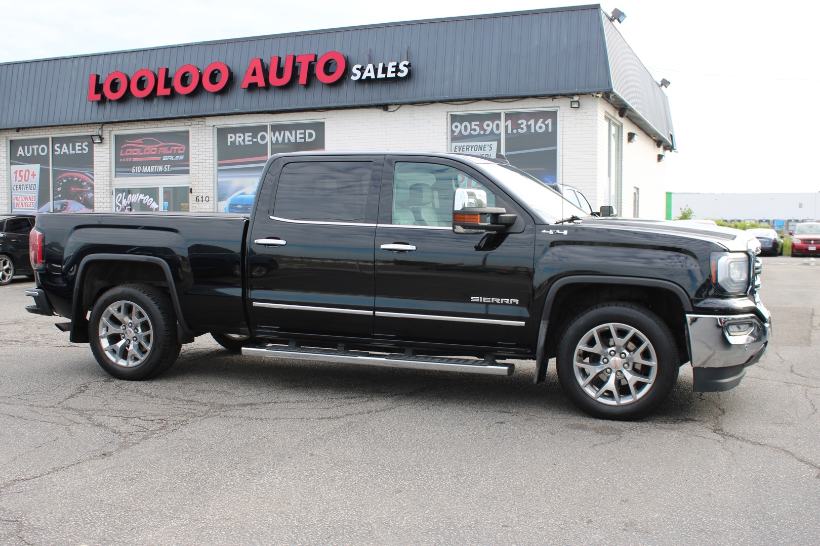 2018 GMC Sierra 1500 SLT Crew Cab 4WD | LEATHER | SUNROOF | SUNROOF