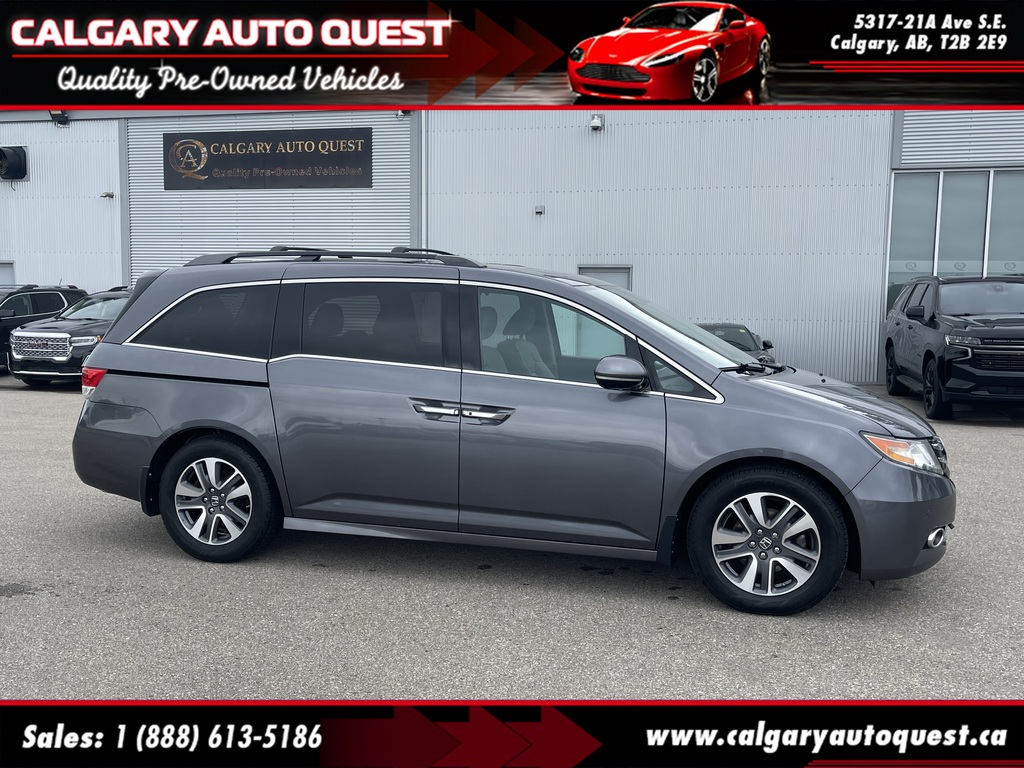 2017 Honda Odyssey Touring/NAVI/B.CAM/DVD/LEATHER/SUNROOF