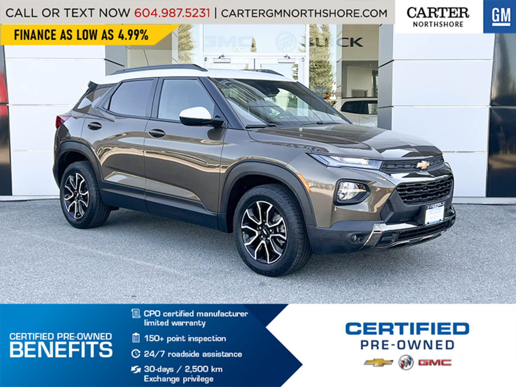 2021 Chevrolet TrailBlazer ACTIV | Pano Sunroof/Adpt Cruise/Skid Plates