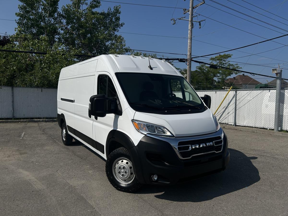 2023 Ram ProMaster Cargo Van 2500 High roof Allongé Carplay Camera Cuir