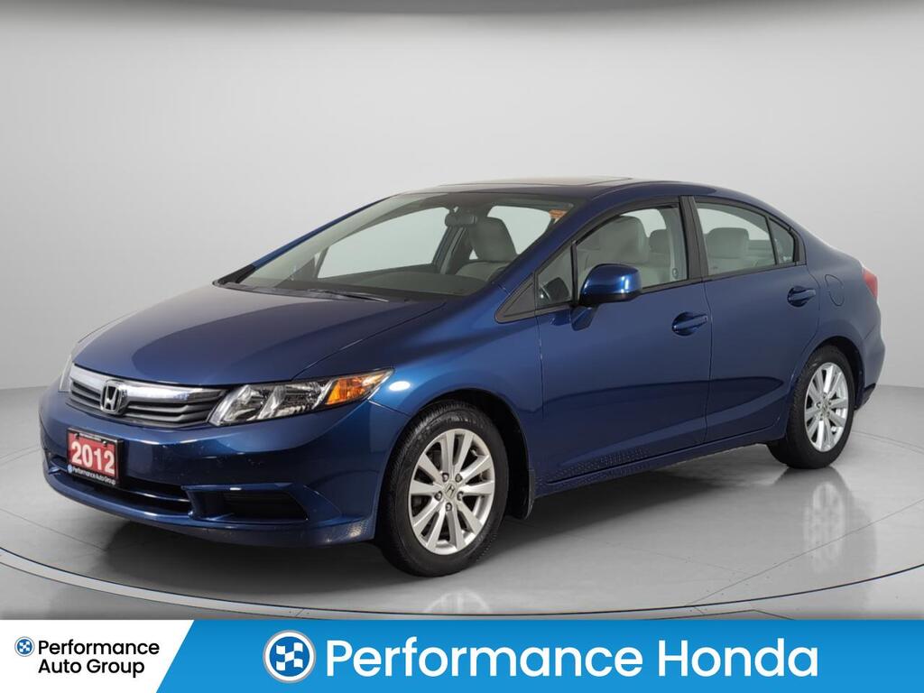 2012 Honda Civic 4dr Auto EX | SUNROOF | ALLOYS | BACKUP CAM |