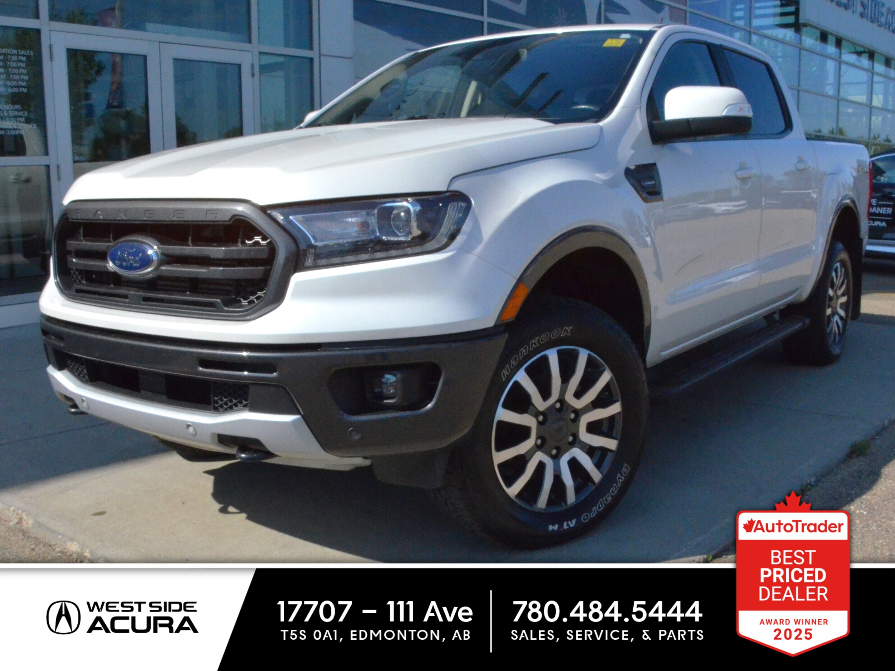 2019 Ford Ranger LARIAT 4WD SuperCrew 5' Box | 2 SETS OF WHEELS