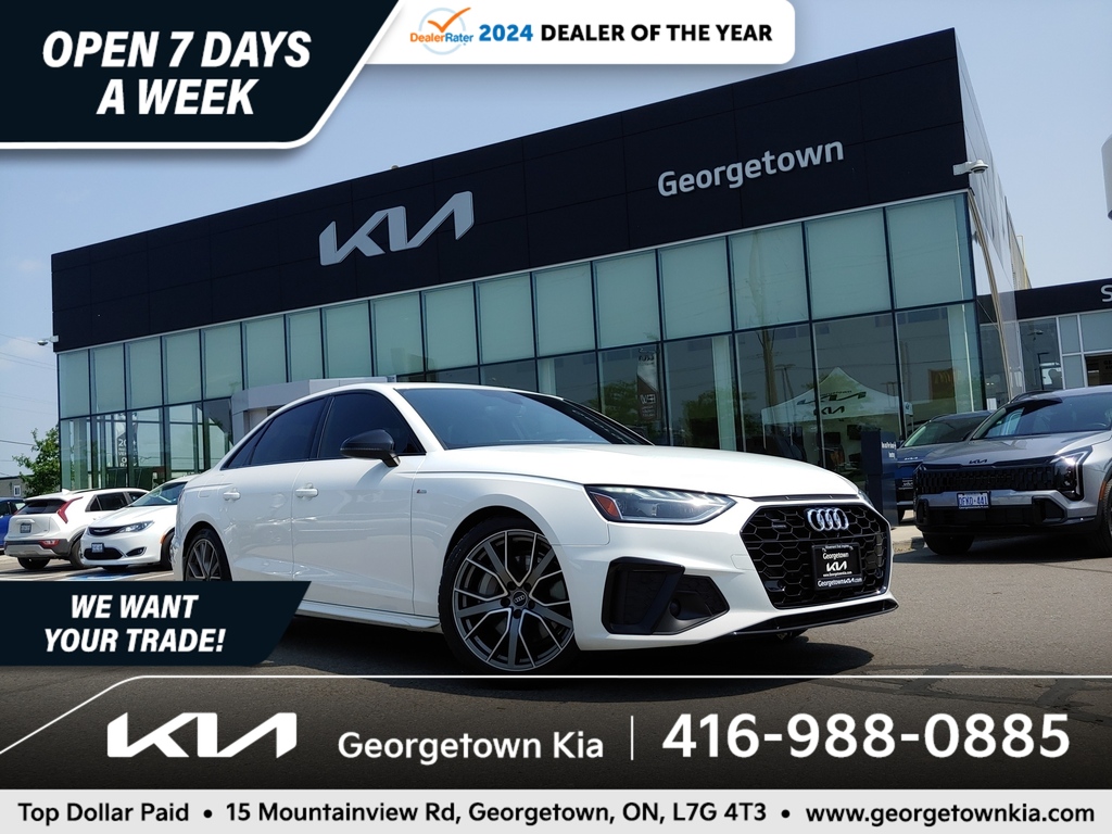 2021 Audi A4 Progressiv 2.0L AWD | SUNROOF | NAV | HTD SEATS