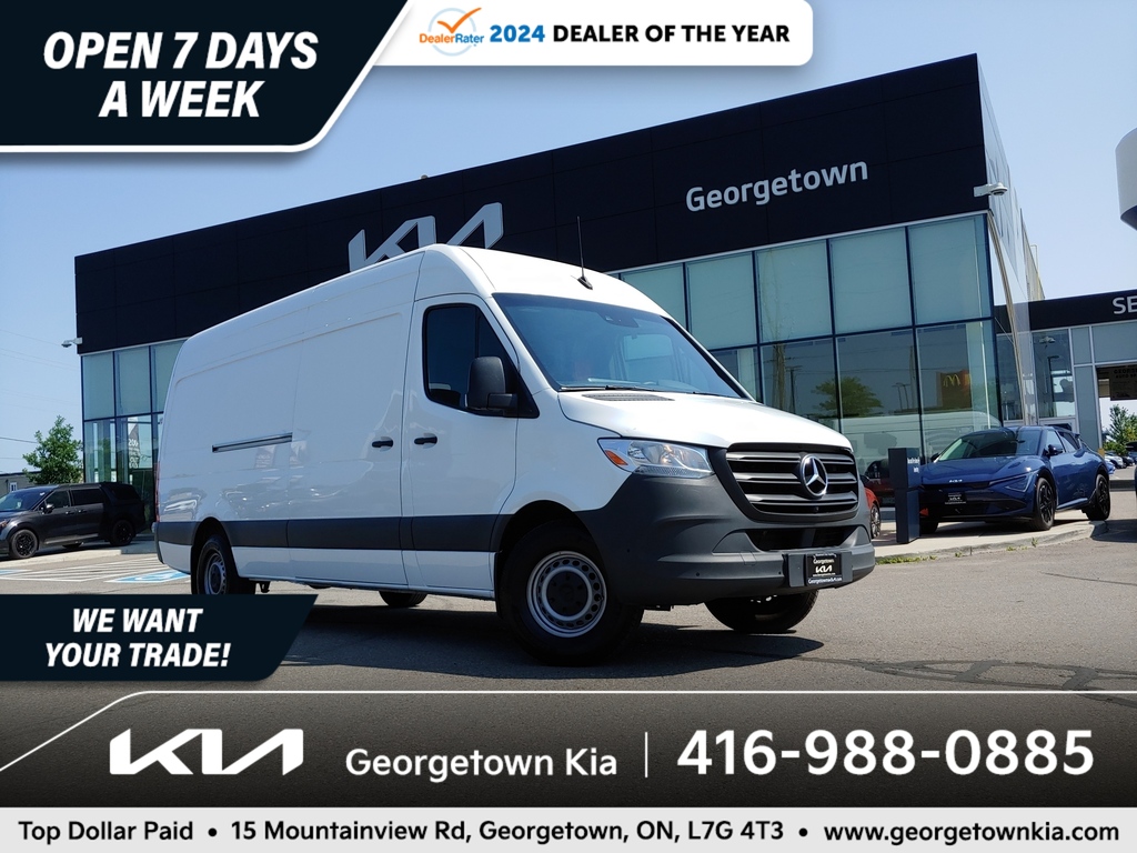 2024 Mercedes-Benz Sprinter Cargo Van 2500 2.0L RWD | BU CAM | 106K KM |LARGE CARGO AREA