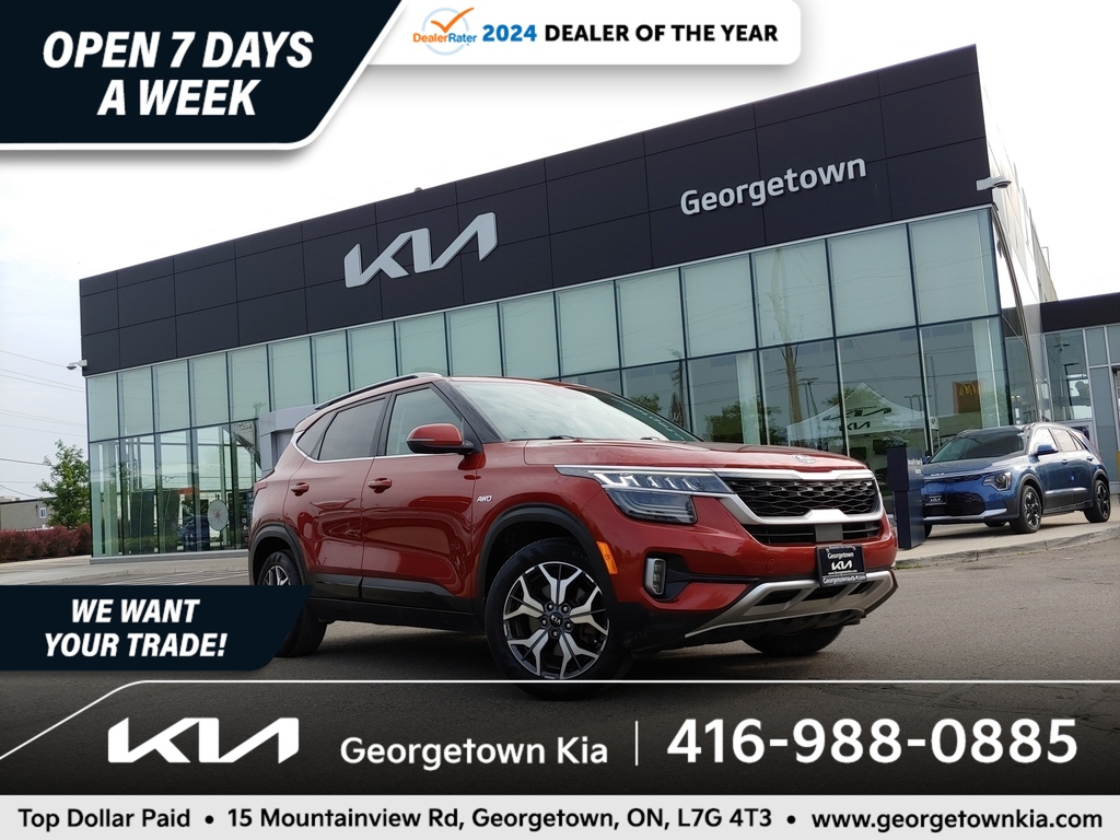 2021 Kia Seltos EX Premium 2.0L AWD | SUNROOF | NAV | HTD SEATS