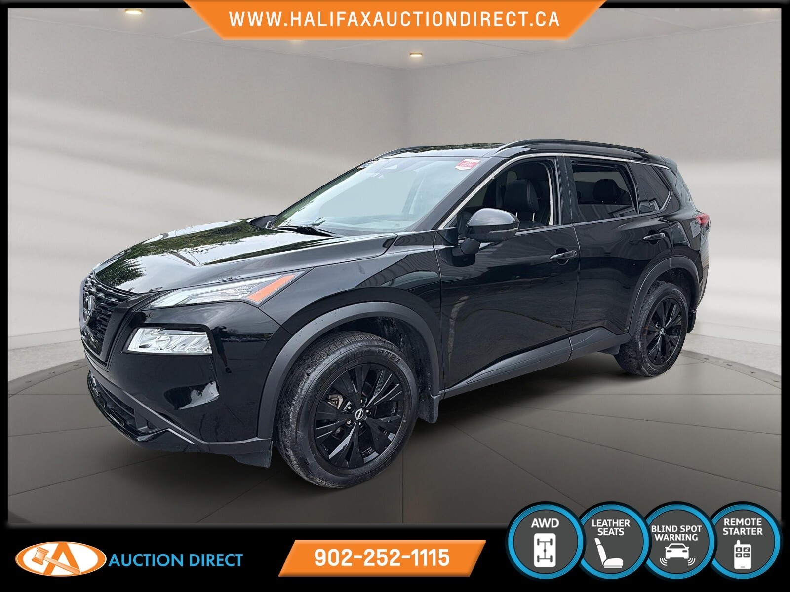 2023 Nissan Rogue SV Midnight Edition LOW KMS! LEATHER! PANO SUNROOF