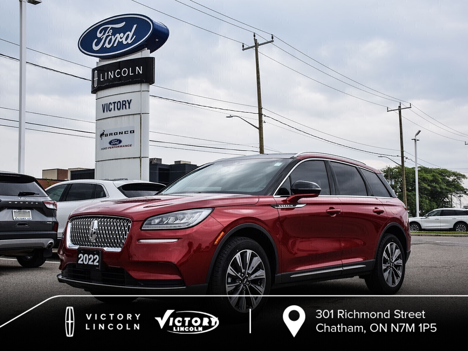 2022 Lincoln Corsair Reserve Panoroof | Heated/Cooled Seats |