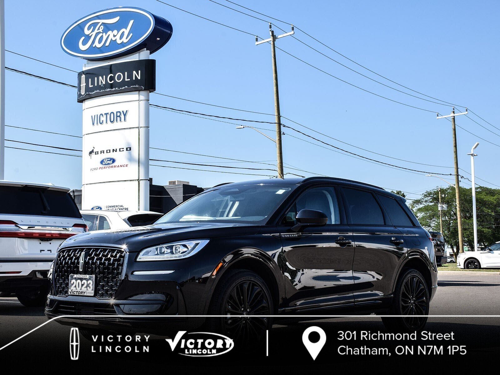 2023 Lincoln Corsair Reserve Jet Appearance Pkg | Tow Pkg |