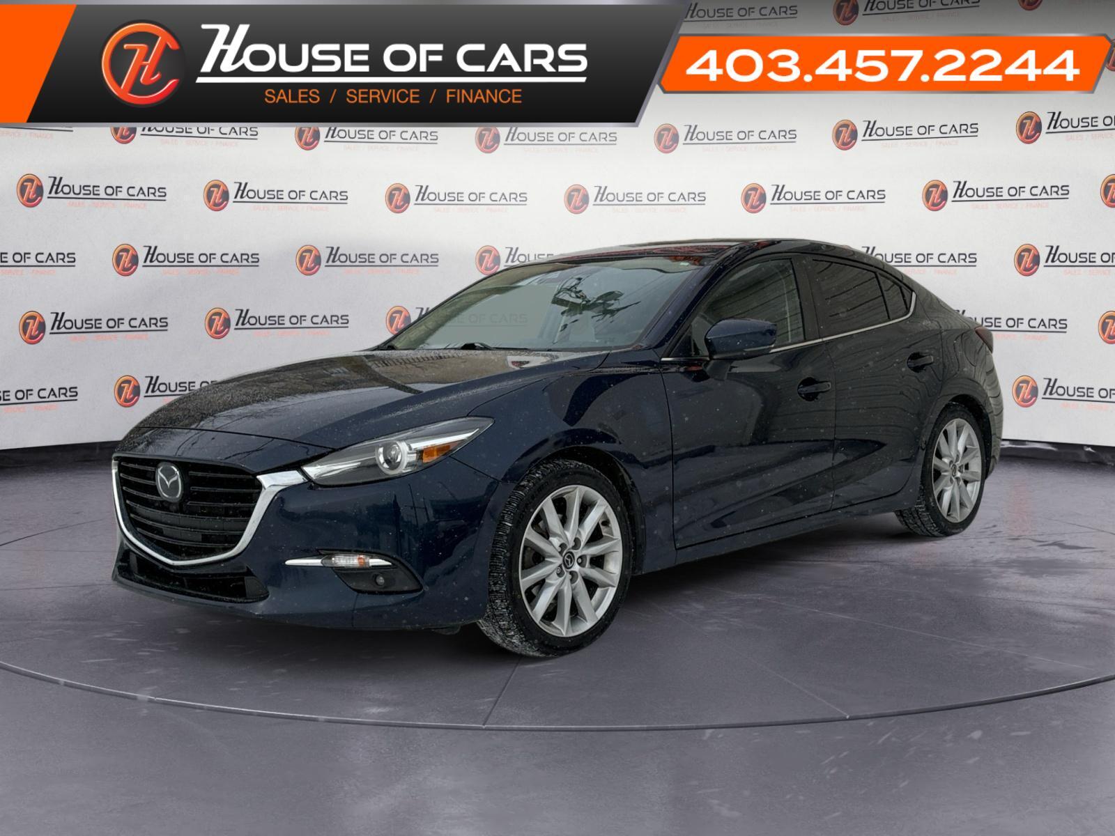 2017 Mazda Mazda3 GT 6 Speed Manual Sunrooth Leather Seats Bluetooth