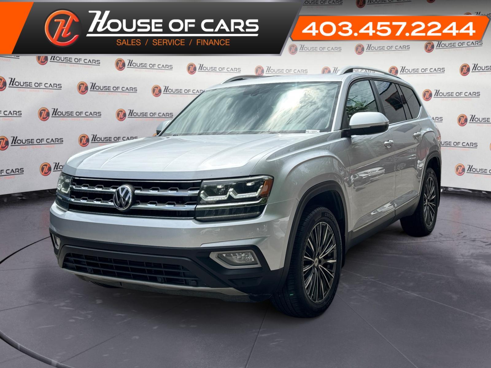 2018 Volkswagen Atlas Highline 3.6 FSI 4MOTION Leather Seats Bluetooth