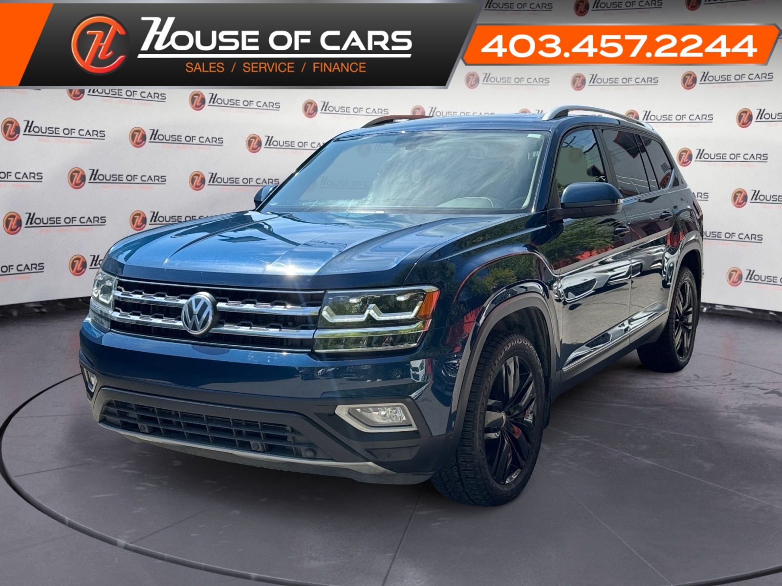 2019 Volkswagen Atlas Highline 3.6 FSI 4MOTION Leather Seats Bluetooth