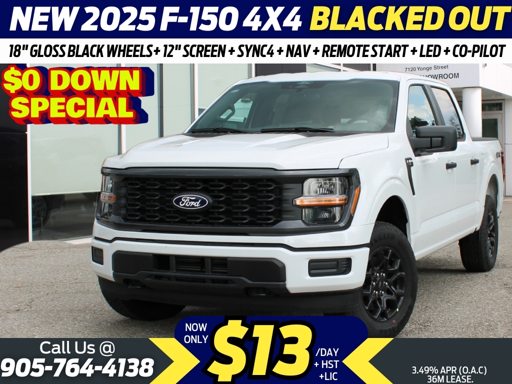 2025 Ford F-150 STX - BLACKED OUT  4X4  NAVIGATION  REMOTE START