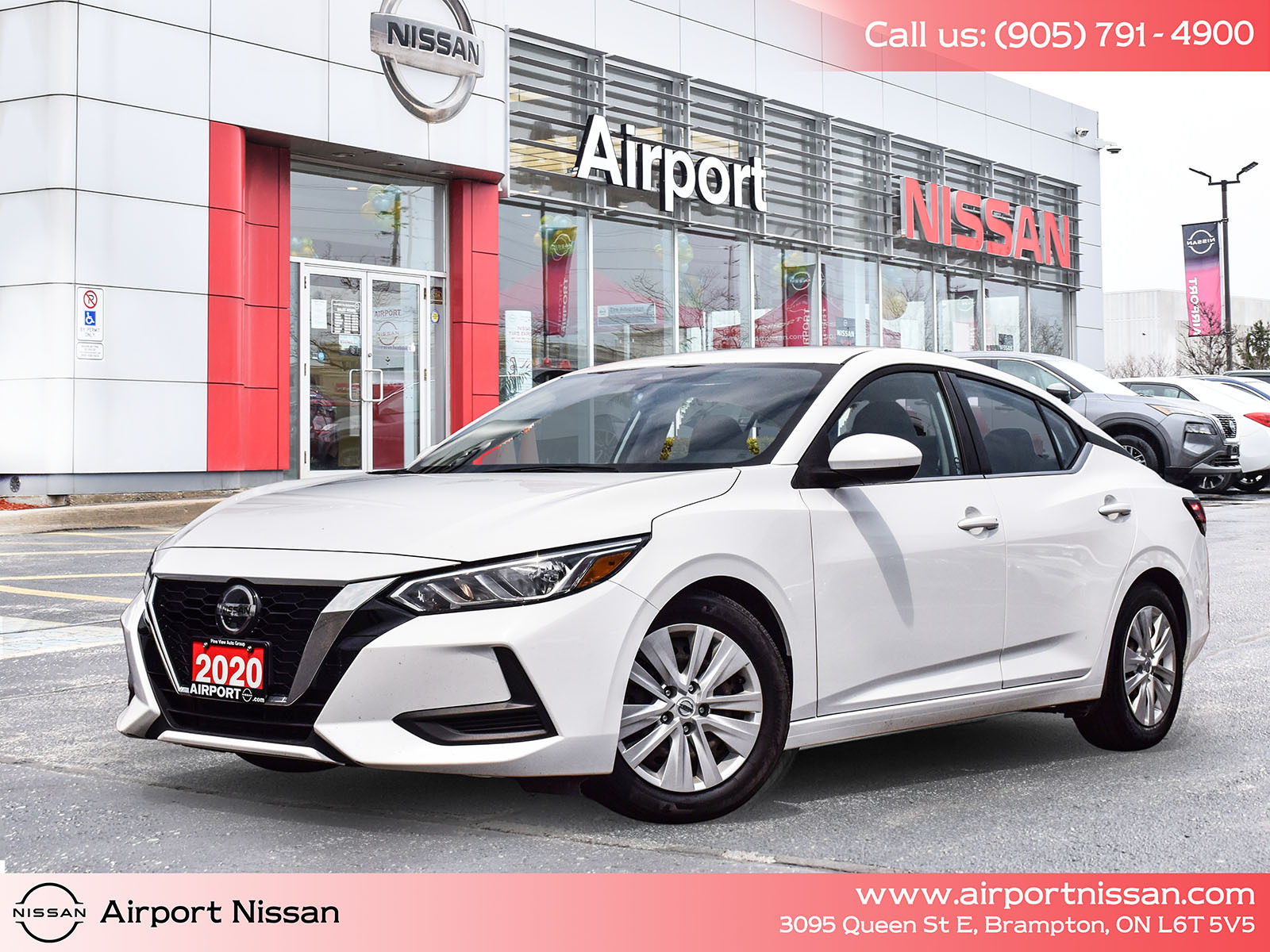 2020 Nissan Sentra S Plus CVT/Blind spot warning.