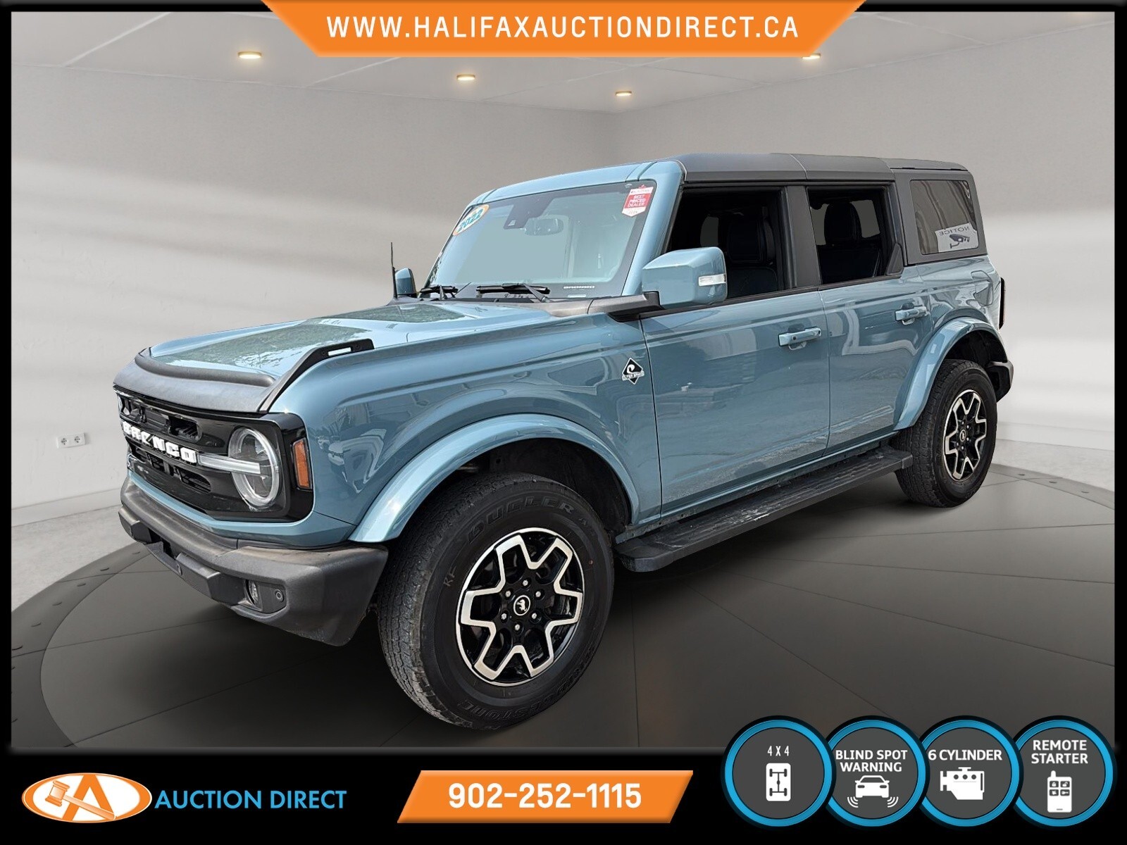 2022 Ford Bronco Outer Banks HARD TOP! LEATHER! NAVIGATION!