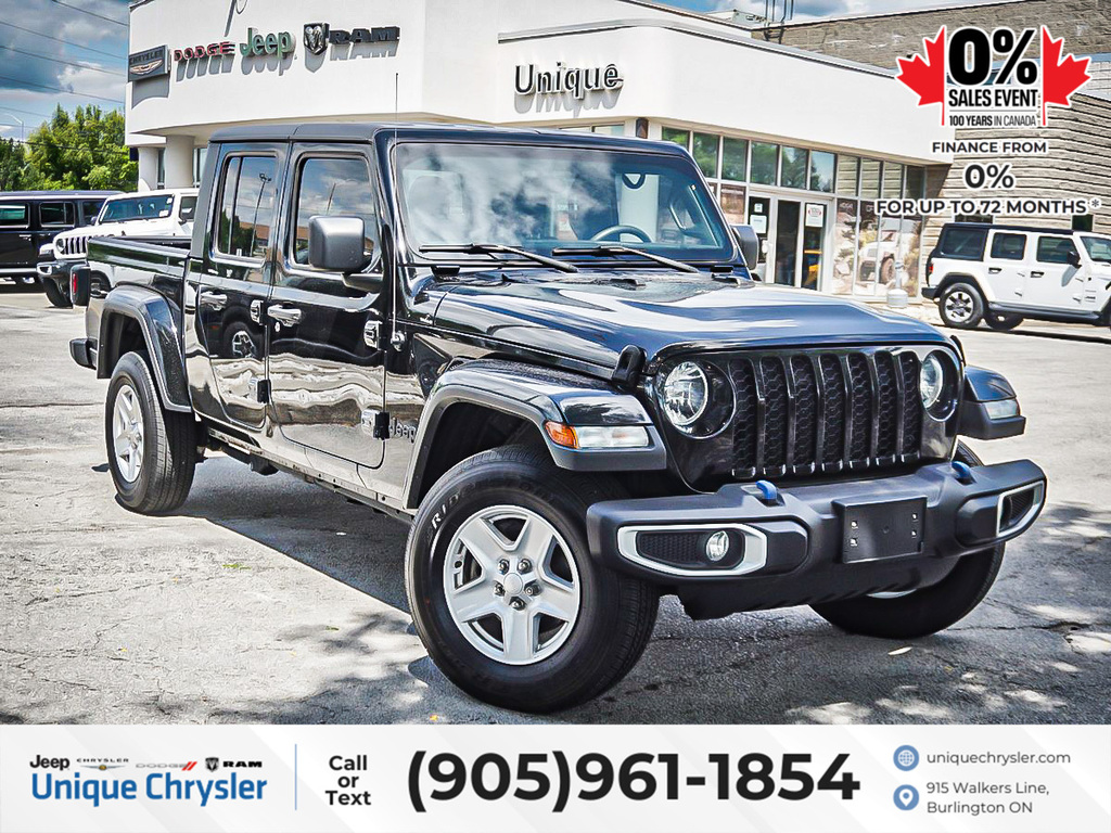 2023 Jeep Gladiator Sport S 4x4| 6-SPEED MANUAL| TECH GROUP|
