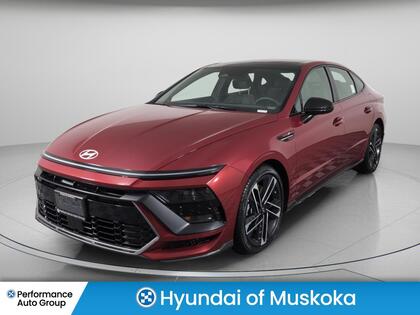 Red 2025 Hyundai Sonata N Line Ultimate FWD Sedan 8-Speed Automatic