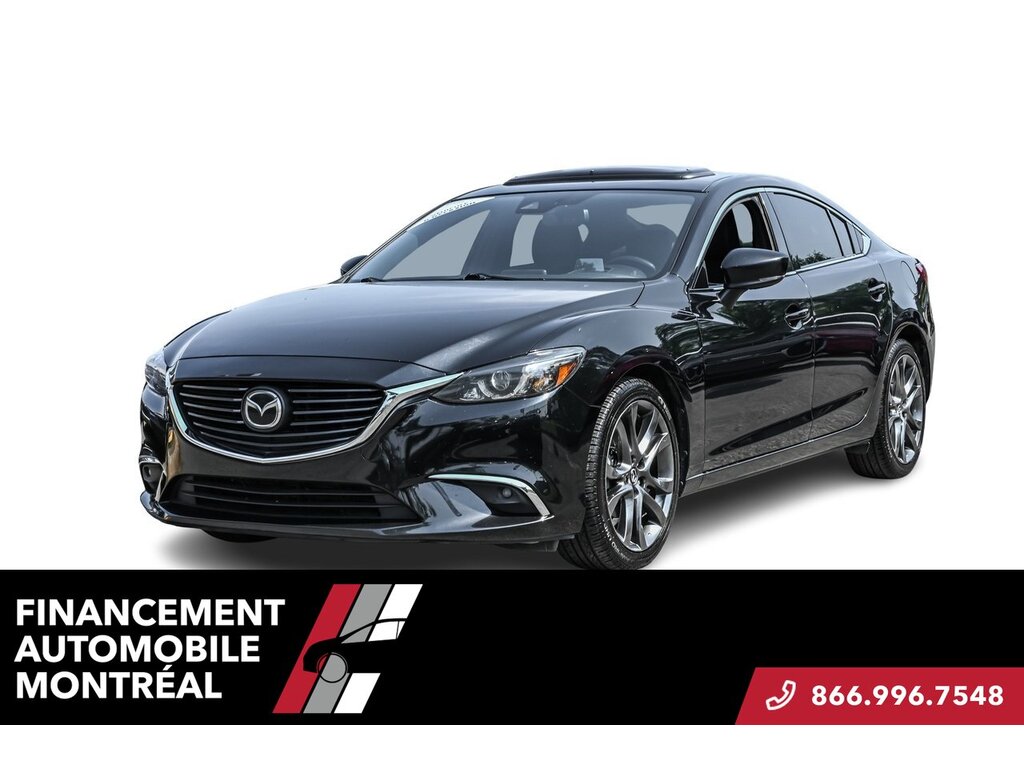 2017 Mazda Mazda6 GT | Cuir | Toit Ouvrant | GPS | Sunroof | Rear Ca