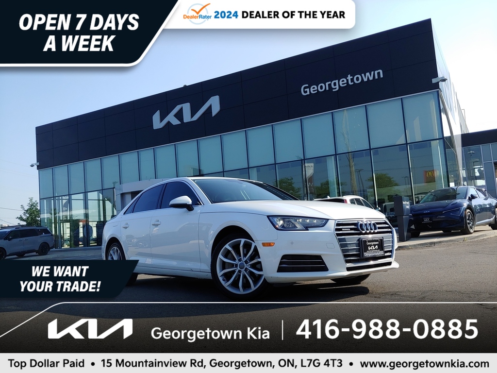 2017 Audi A4 Progressiv 2.0L AWD | SUNROOF | NAV | HTD SEATS