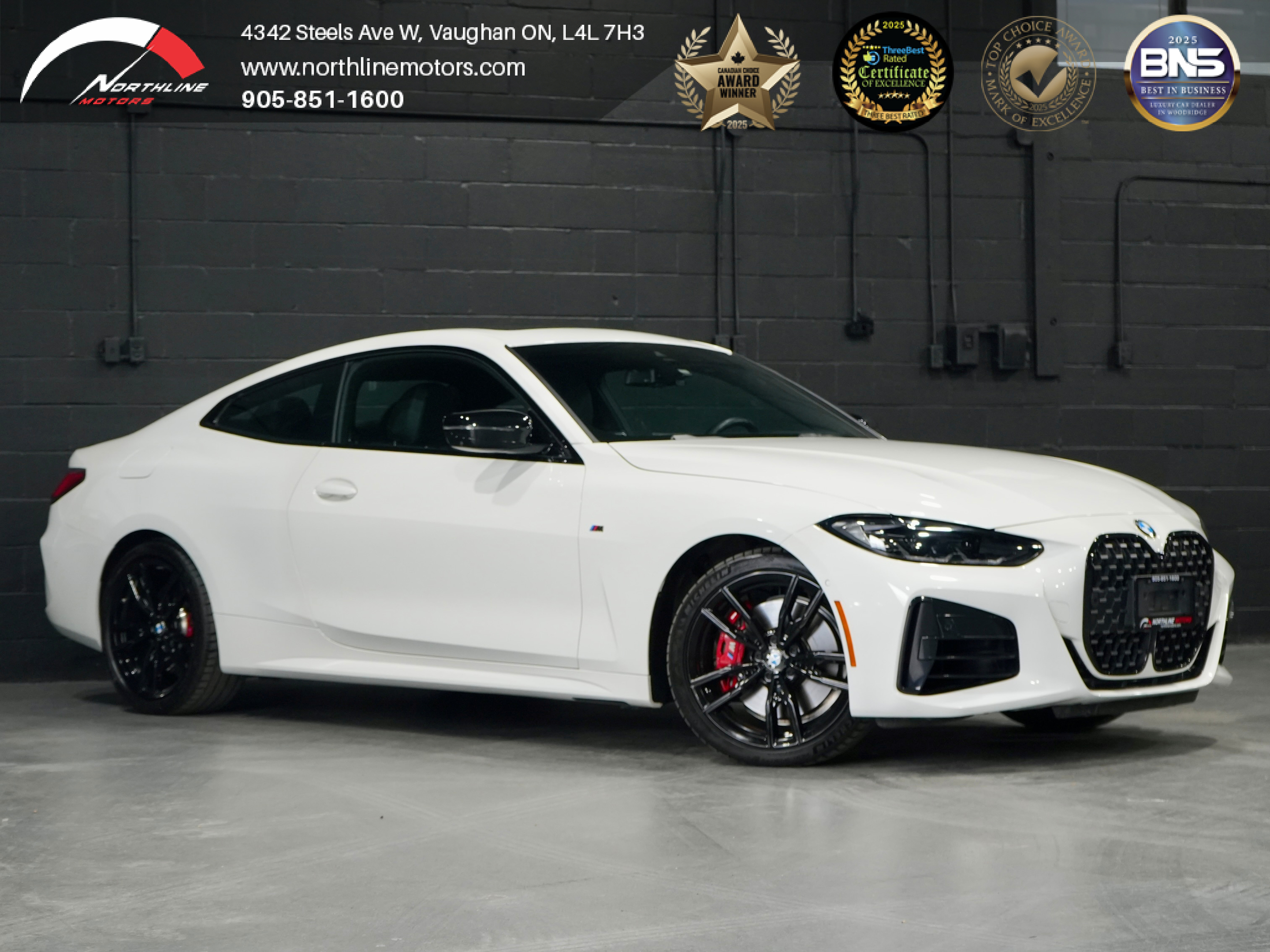 White 2024 BMW 4 Series M440i Coupe xDrive Coupe All-Wheel Drive 8-Speed Automatic