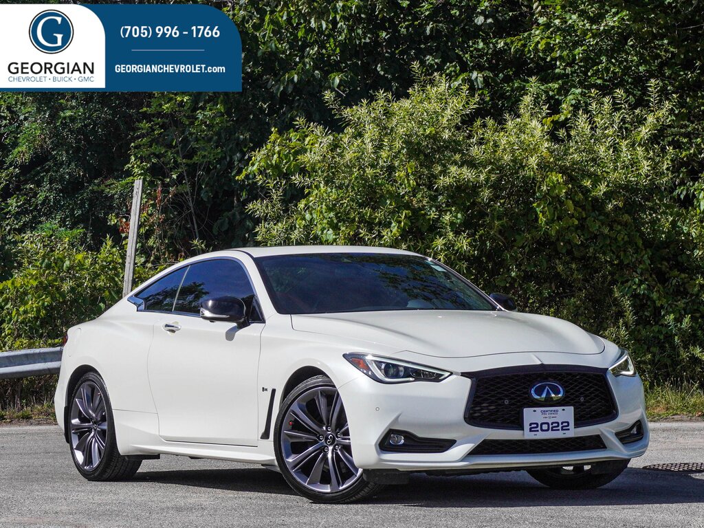 2022 Infiniti Q60 Red Sport I-LINE- Sunroof - Heated Seats - AWD