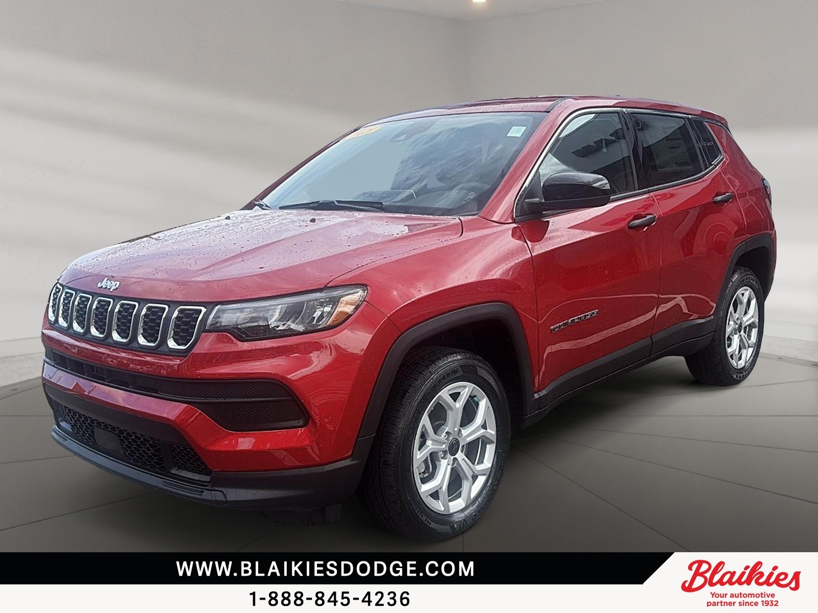 Red 2025 Jeep Compass Sport 4WD SUV / Crossover Four-Wheel Drive 8-Speed Automatic
