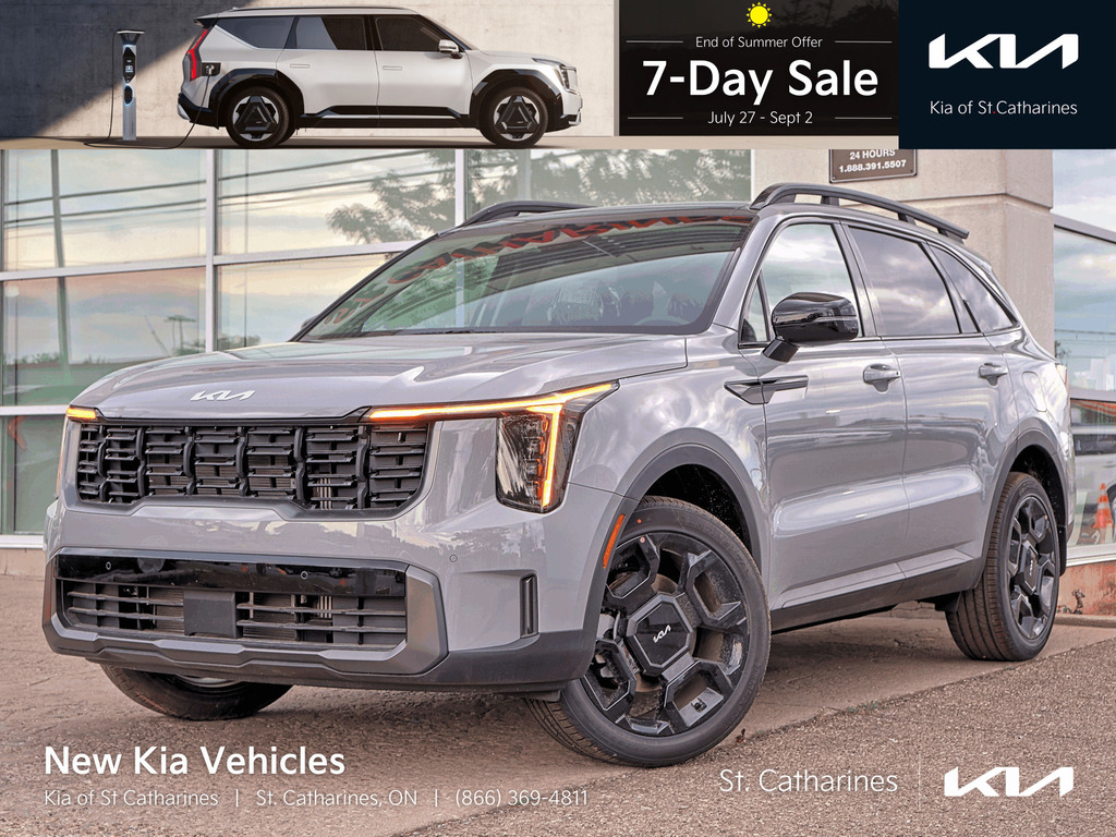 2025 Kia Sorento X-Line AWD | Panoramic Sunroof | Navi | From 3.49%