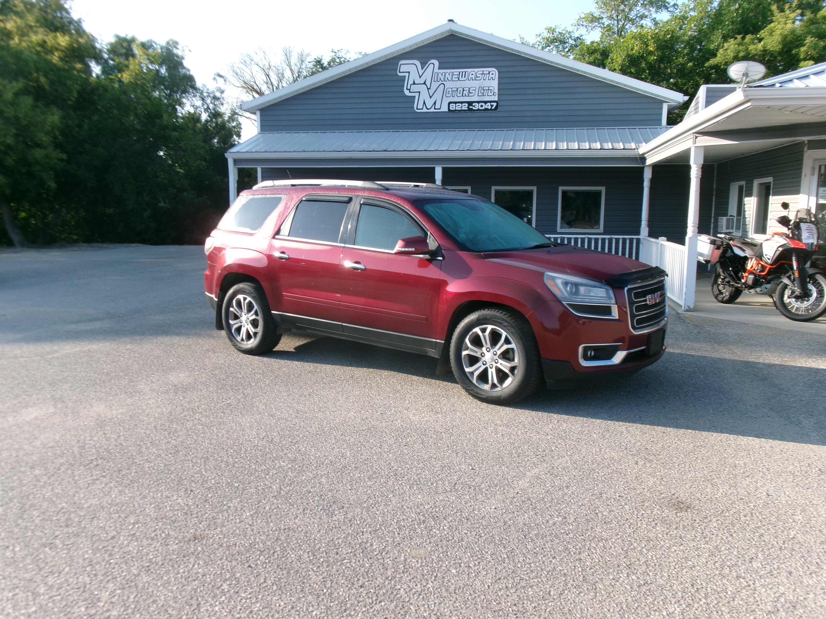 Red 2015 GMC Acadia SLT-1 AWD SUV / Crossover All-Wheel Drive 6-Speed Automatic