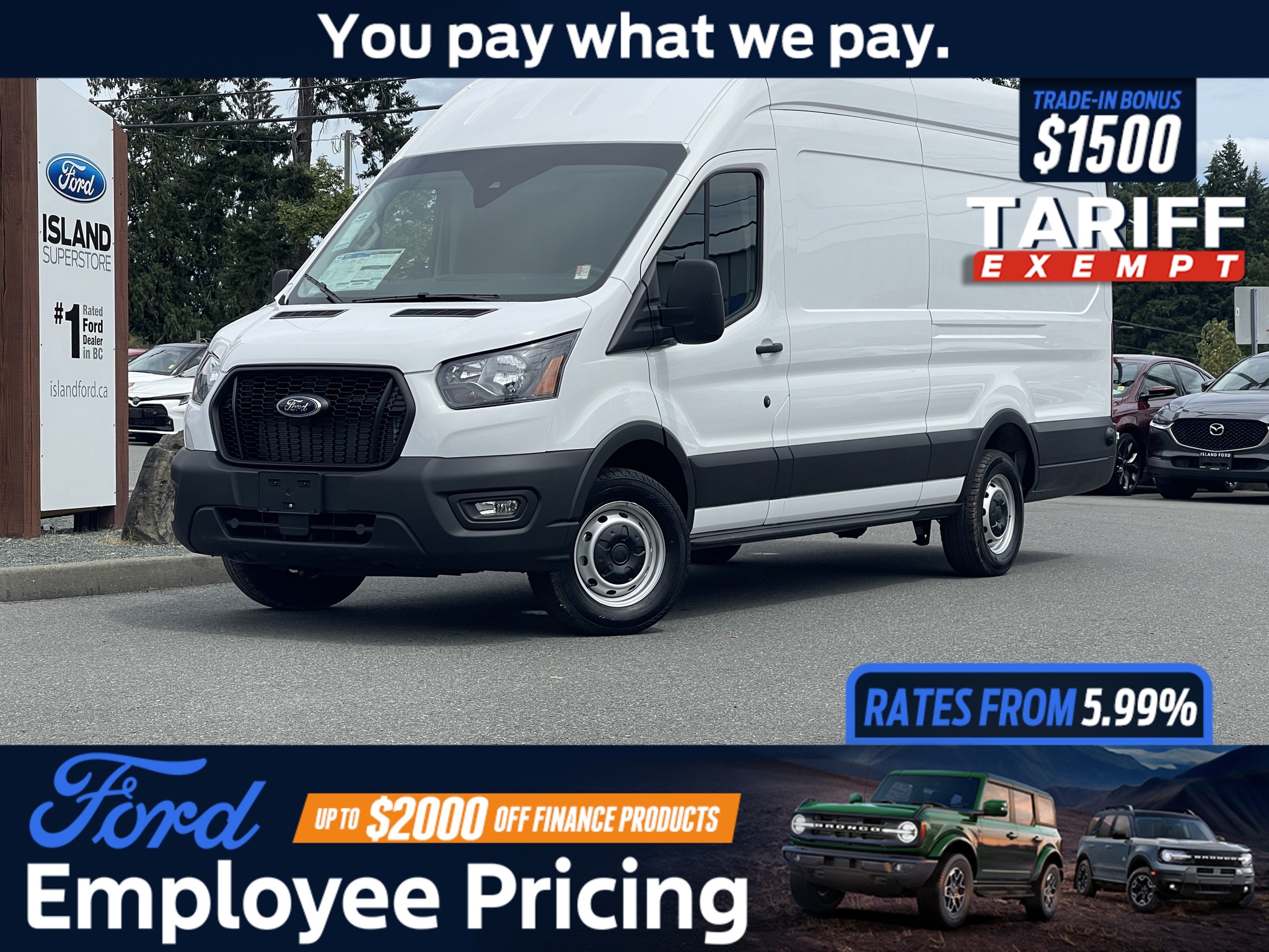 2025 Ford Transit Cargo Van